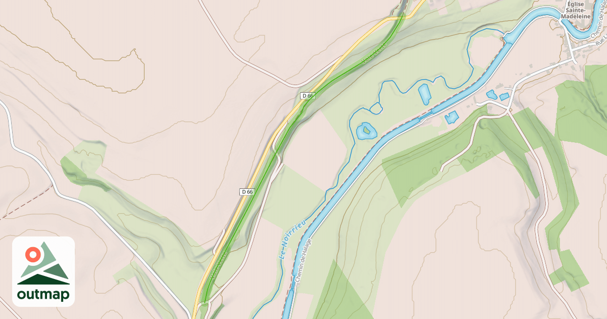 Map of Voie Verte