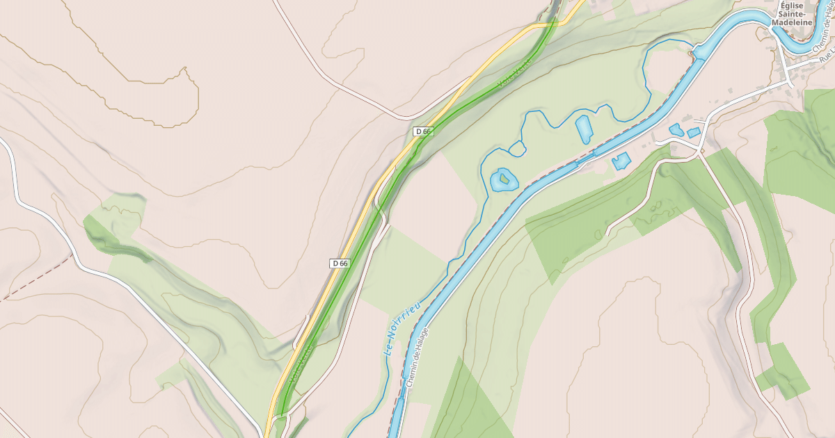 Map preview of Voie Verte