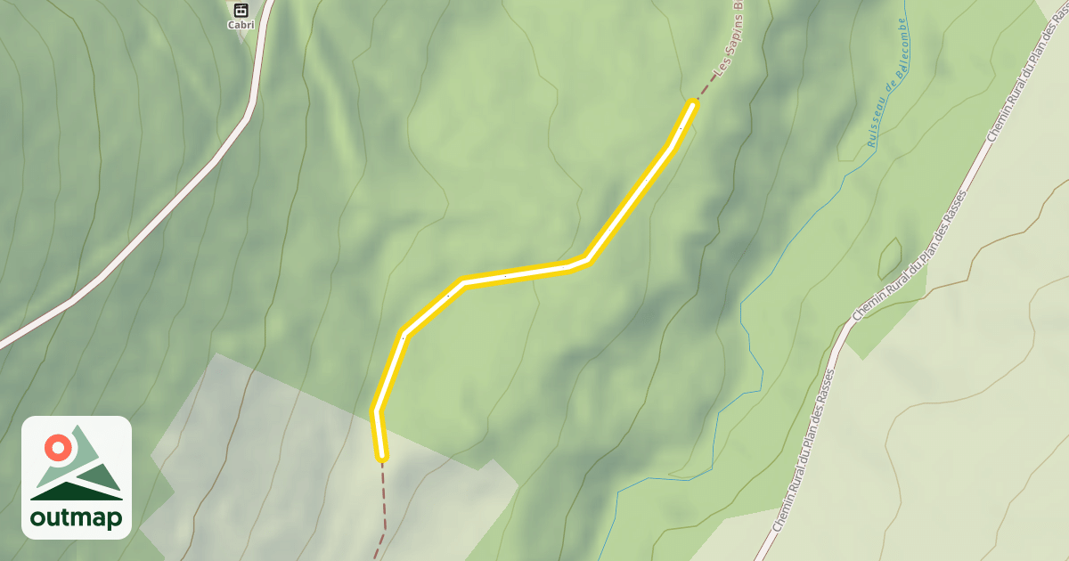 Map of Bellecombe