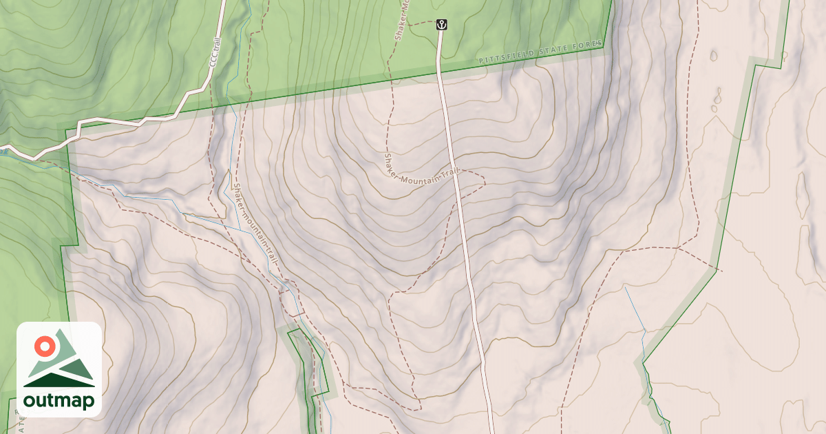 Map of Shaker Trail