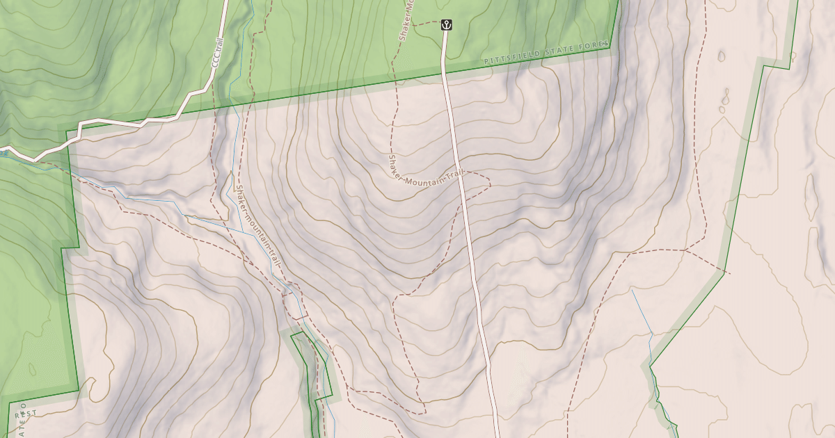 Map preview of Shaker Trail
