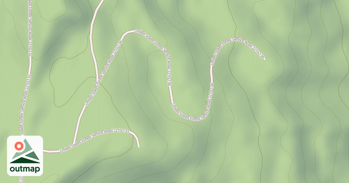 Map of USFS Motor Vehicle Use Map Roads {B258EB02-24E7-4C5A-A504-A3E55D81602B}