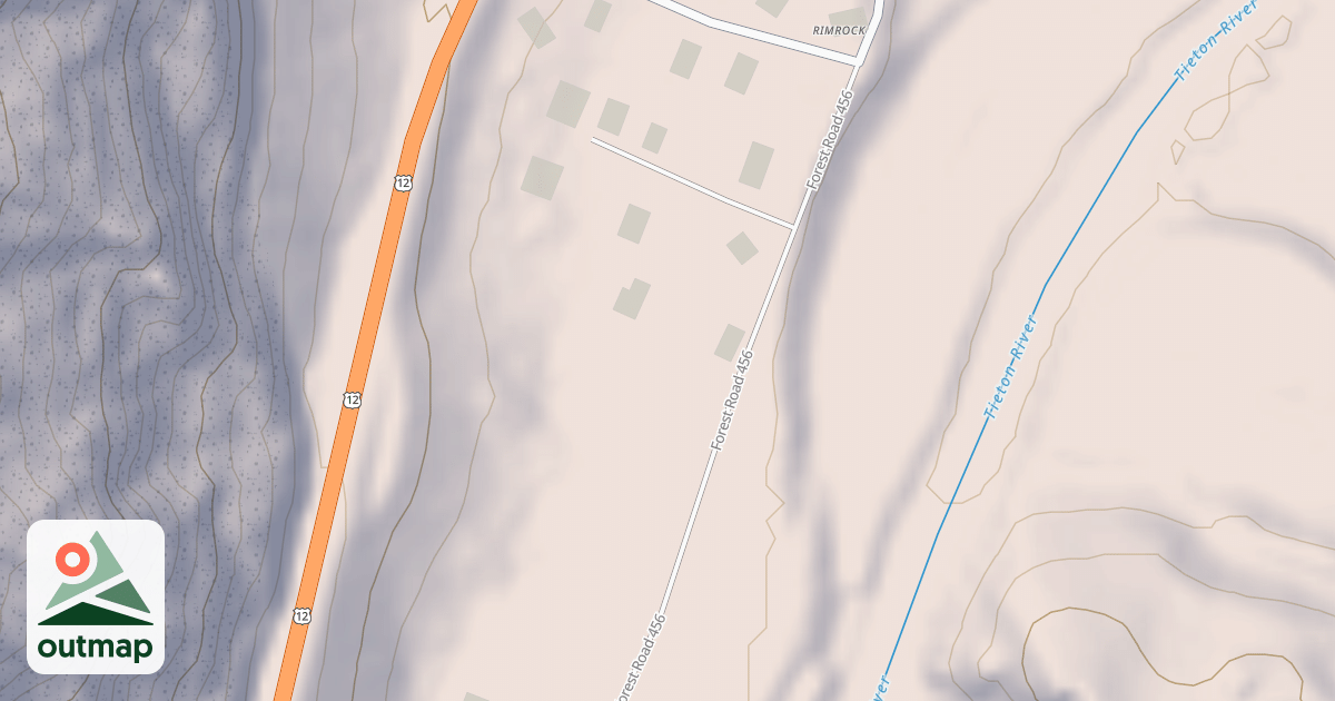 Map of USFS National Forest System Roads {2C50F872-F6C7-46C9-880B-918FE3AE3476}