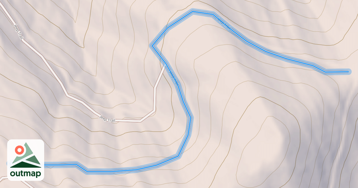 Map of Jeep Trail