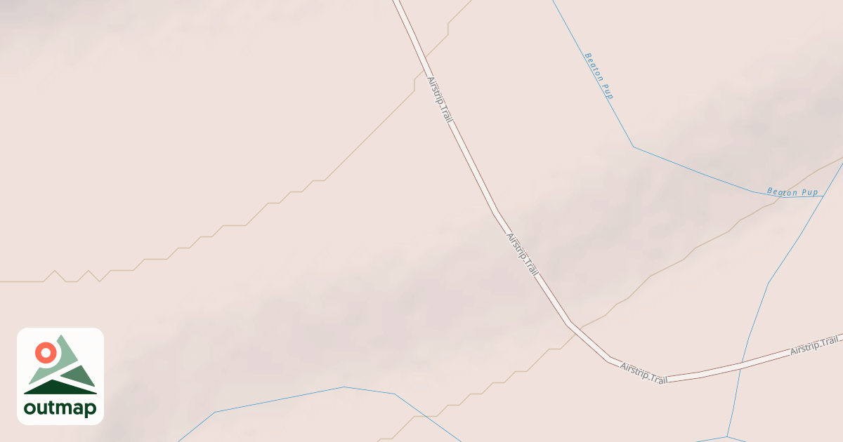 Map of Gravel Pad Trail