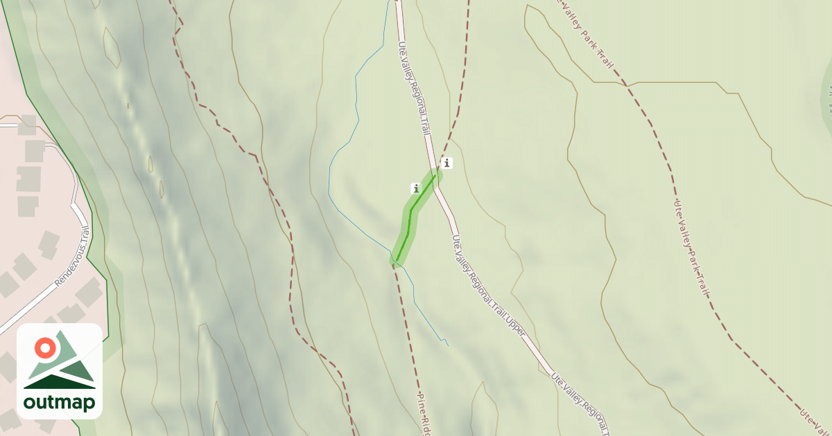 Map of Ute Valley Park Trail