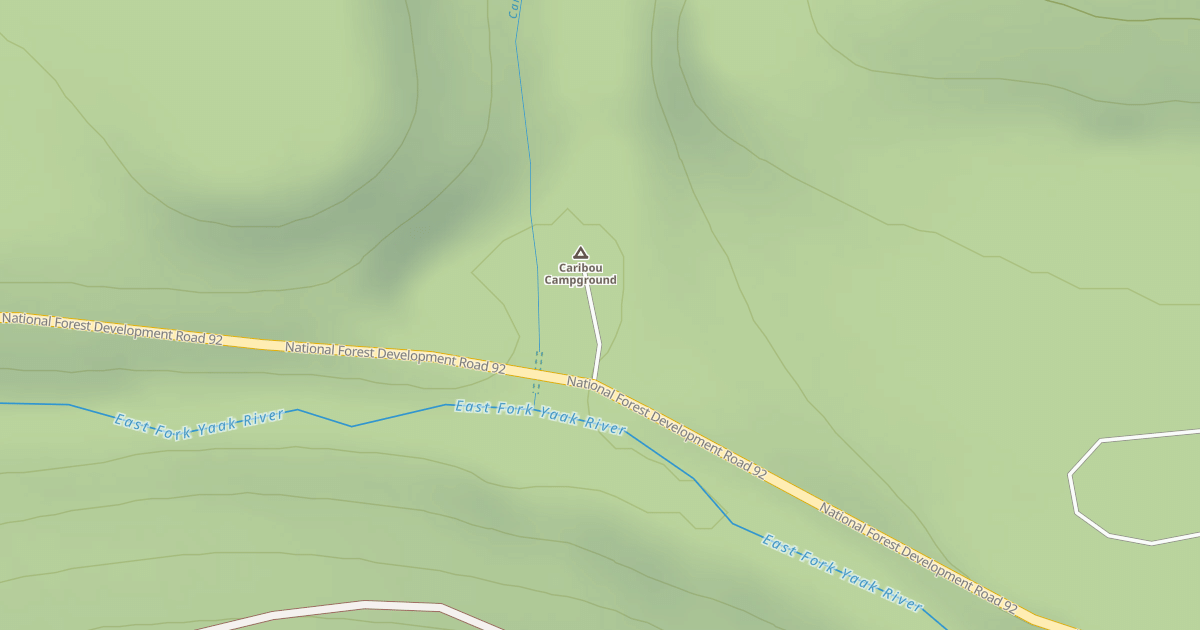 Map preview of CARIBOU CR CAMP