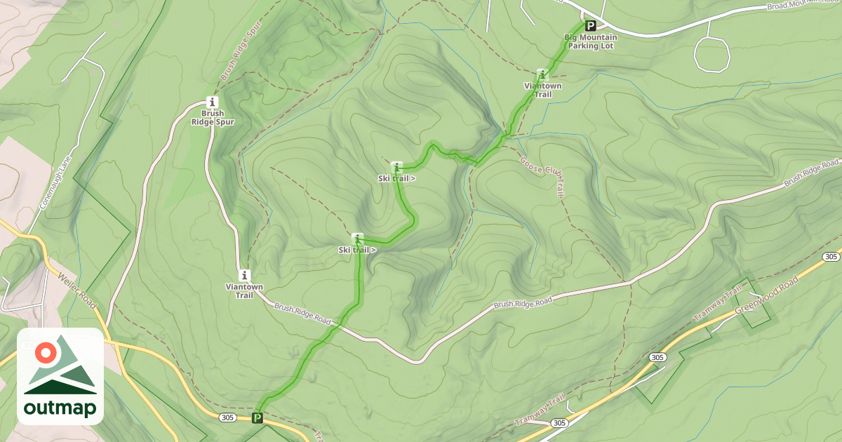 Map of Dixon Trail