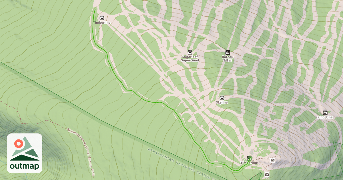 Map of Upper Timberline