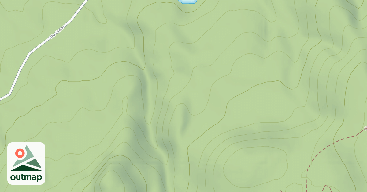 Map of Flat Mountain Trail 11