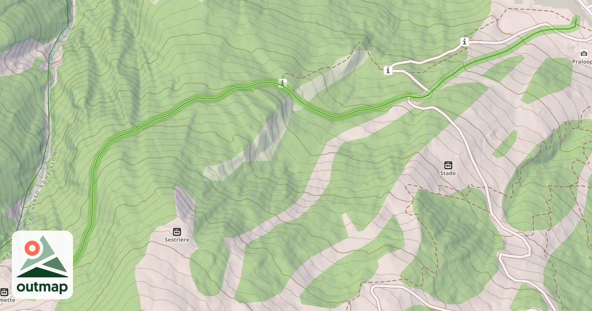 Map of Chemin du Bull