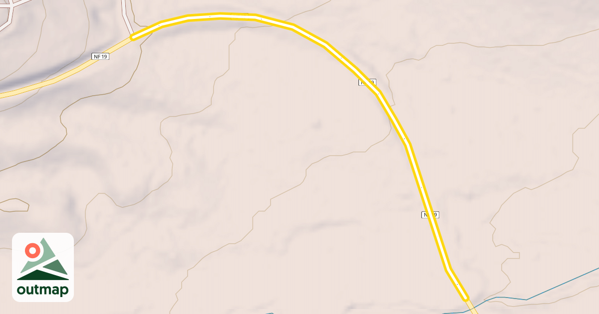 Map of Little Naches Road