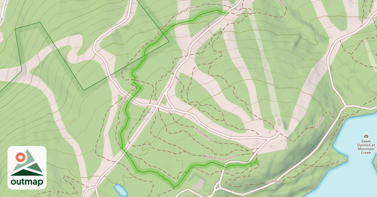 Map of Greenhorn