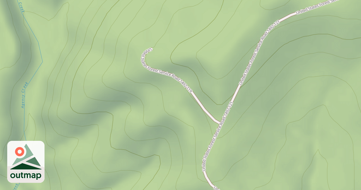 Map of USFS Motor Vehicle Use Map Roads {837C053F-9BAA-4CF4-B8CC-A2F86DEF7404}