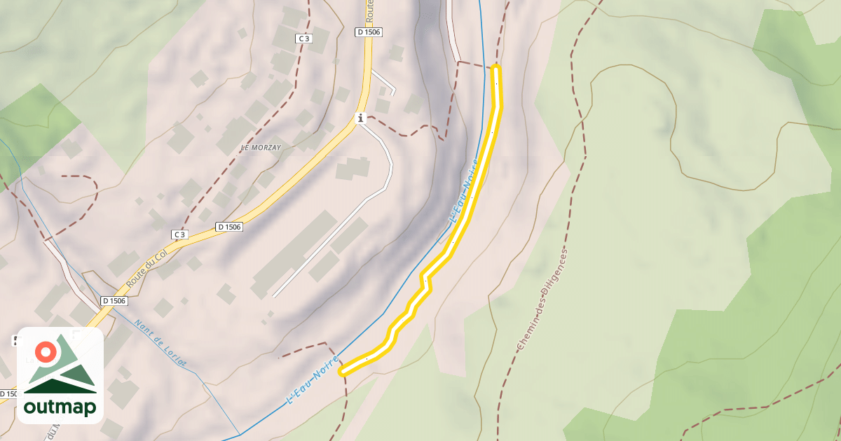 Map of Chemin des Écureuils