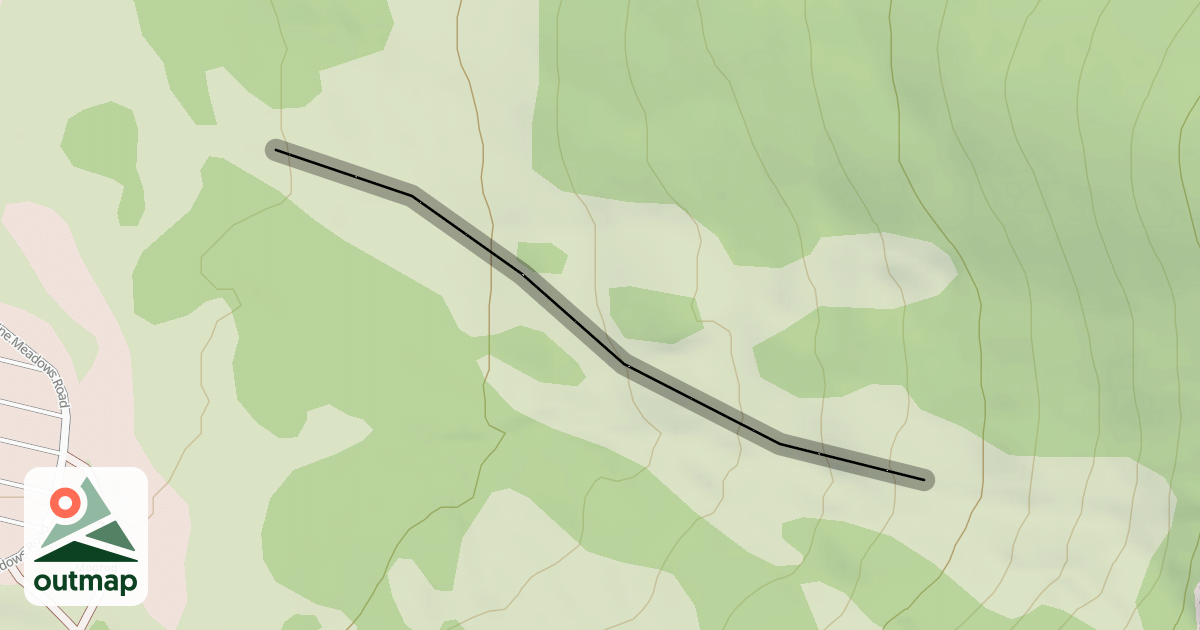 Map of Lower 40 Gully