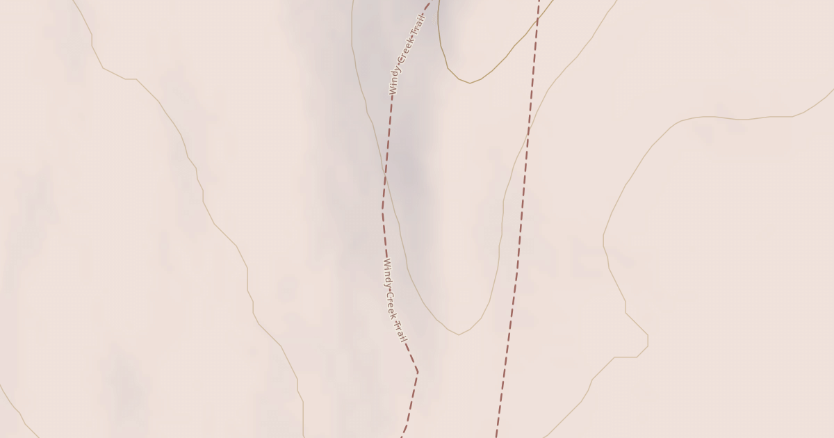 Map preview of Windy Creek Subsistence Ohv Trail