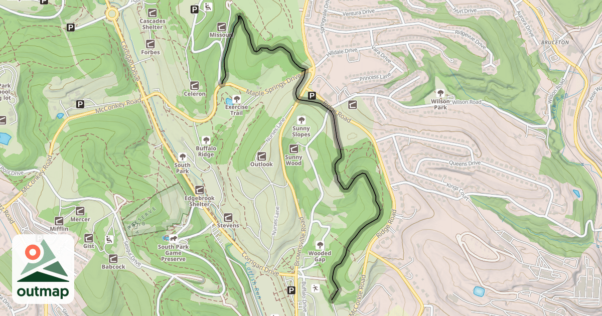 Map of Police Station Extension Trail