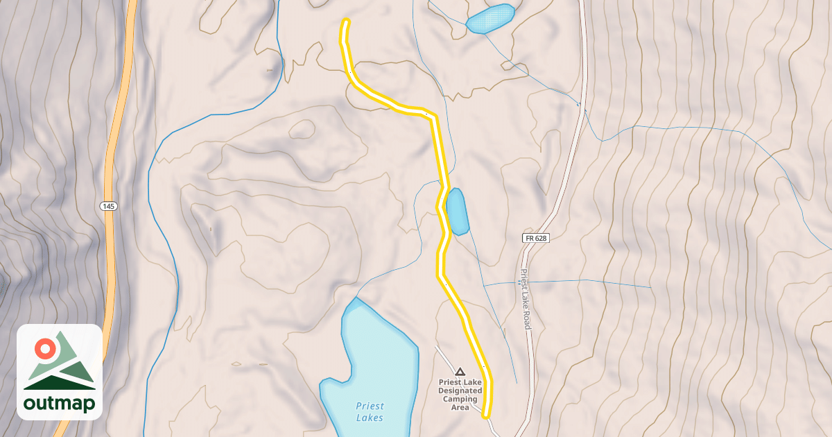 Map of South Drain