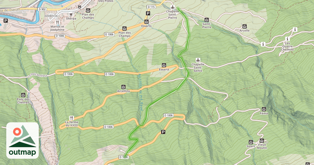 Map of Chamois