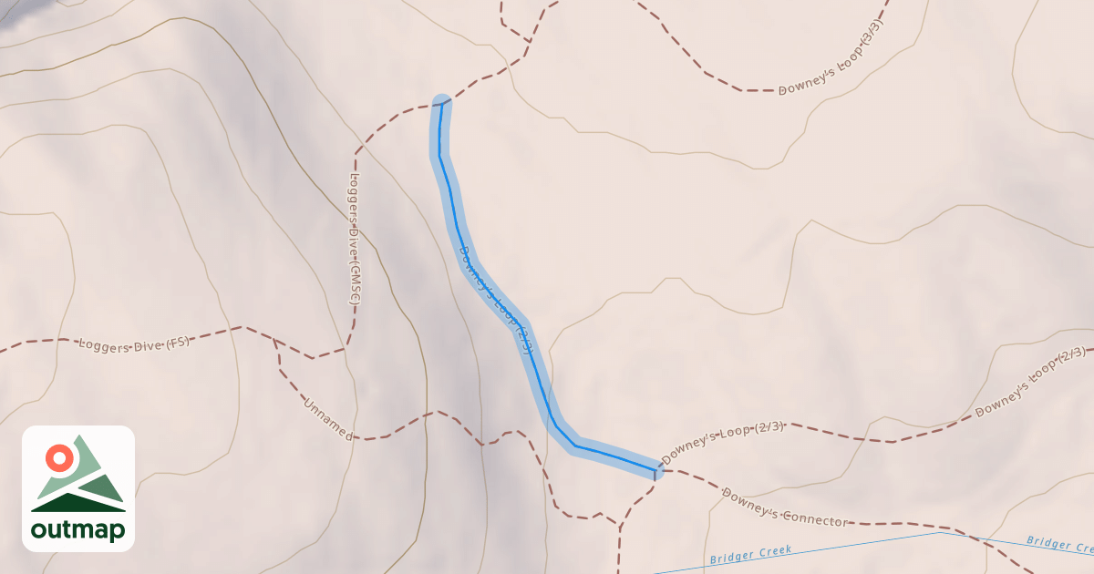 Map of Downey’s Loop (2/3)