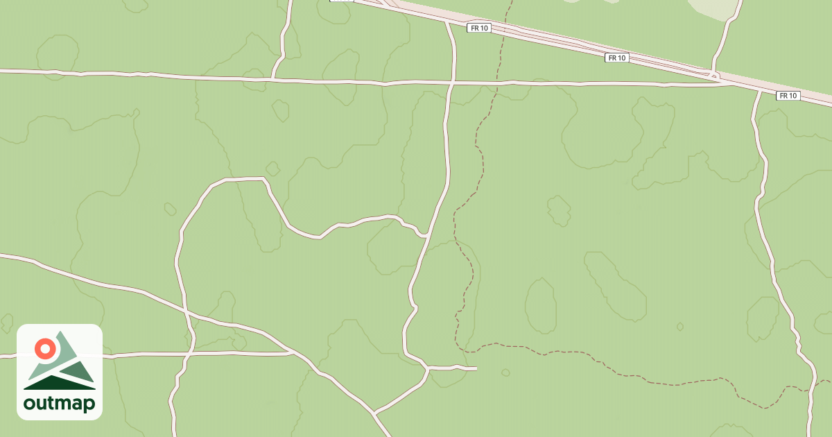 Map of USFS National Forest System Roads {DDF08C80-0C55-4A7B-9B3F-2367A93B37FA}