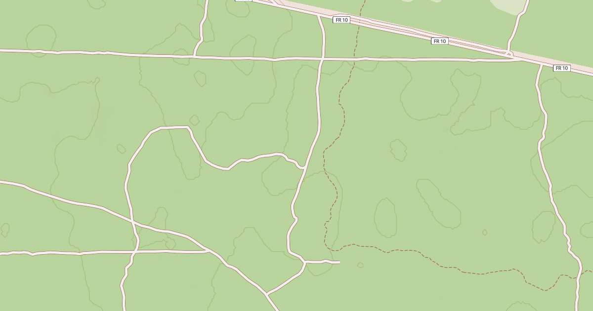 Map preview of USFS National Forest System Roads {DDF08C80-0C55-4A7B-9B3F-2367A93B37FA}