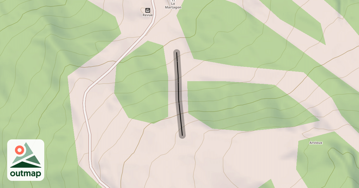 Map of La Gaillarde