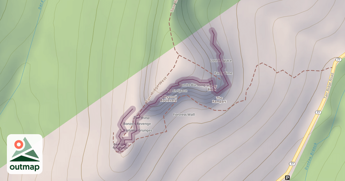 Map of Fortress Wall