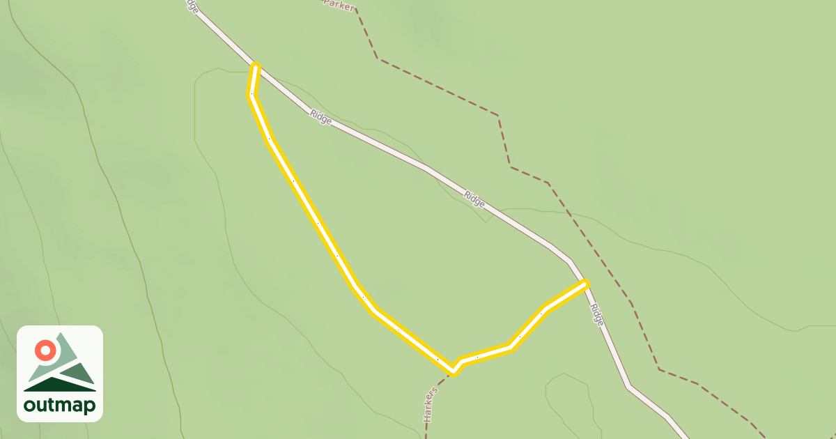Map of China Ridge Trail