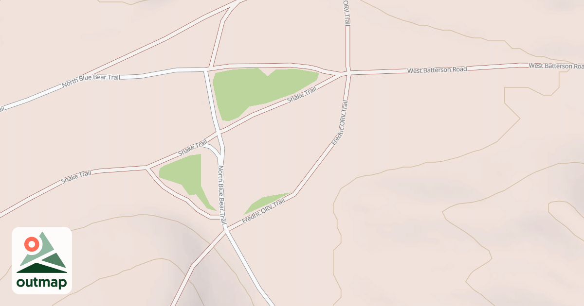Map of Frederic Trail