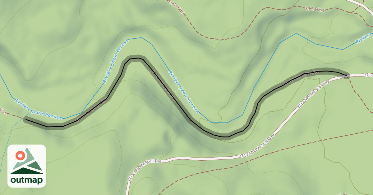 Map of 63 La Longue Rive