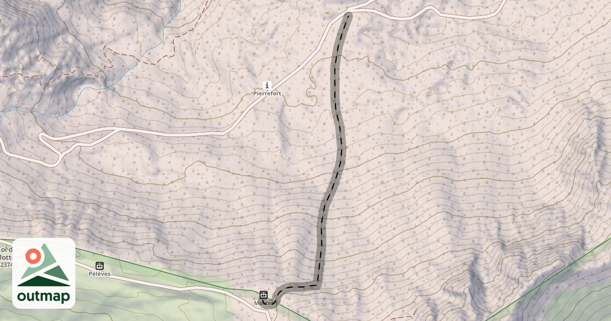 Map of Free Ride du Mottet