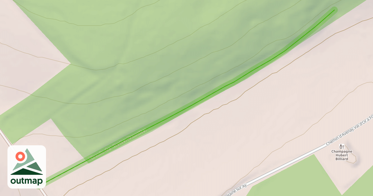 Map of Chemin des Hautes Damottes