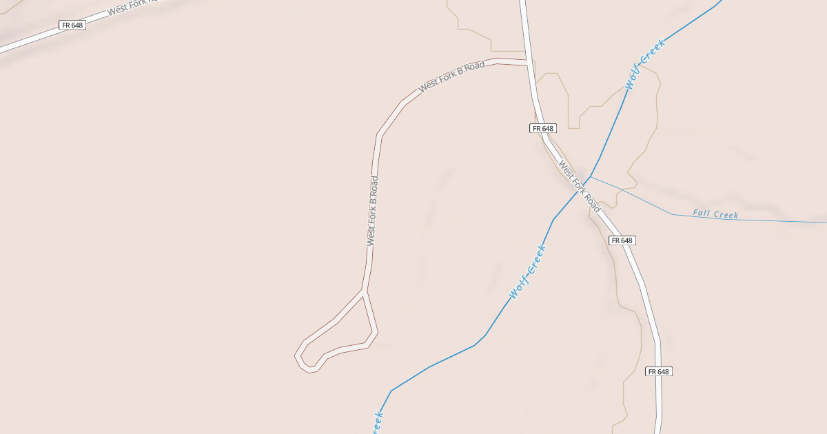 Map preview of WEST FORK B