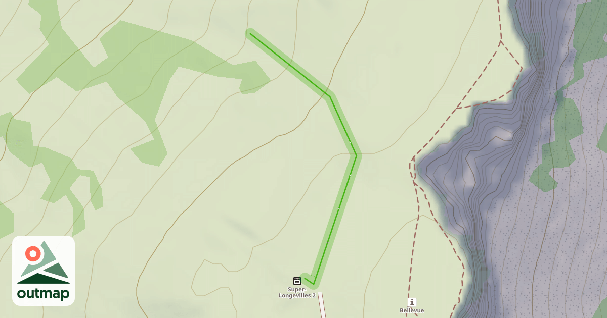 Map of gentiane