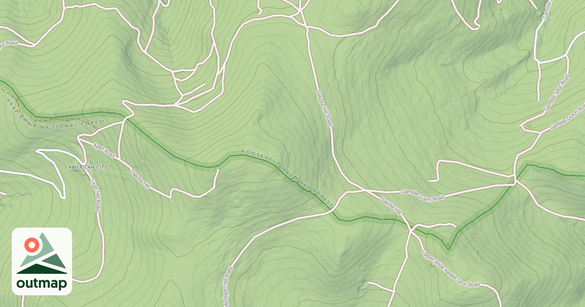 Map of DAKOTA HILL