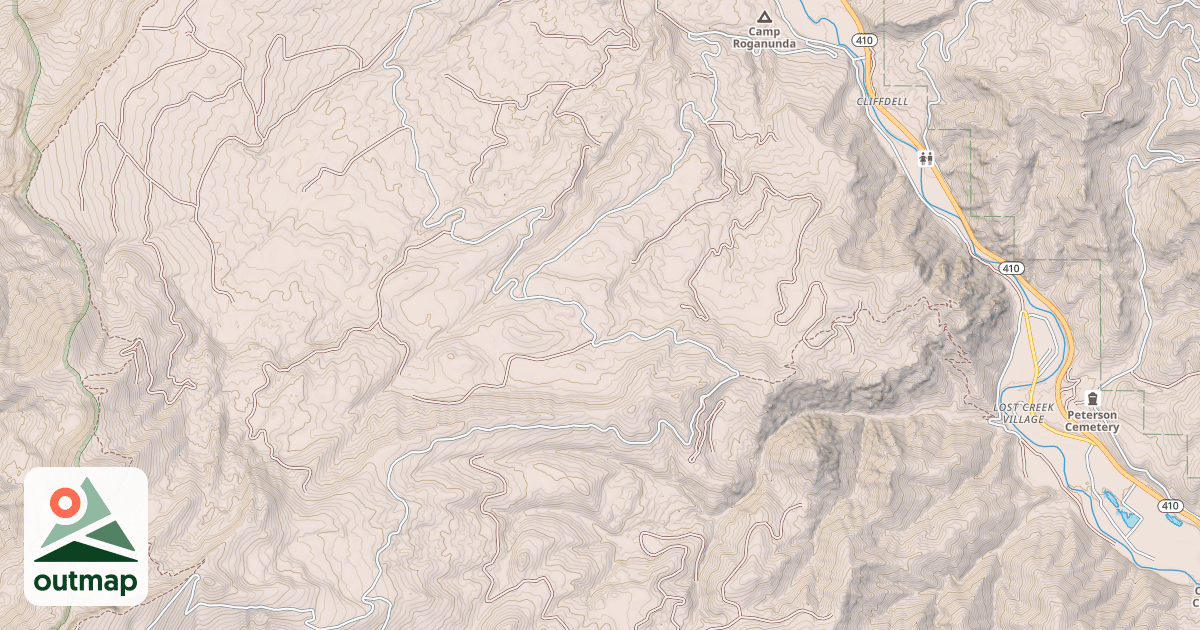 Map of SWAMP CREEK SNOWMOBILE