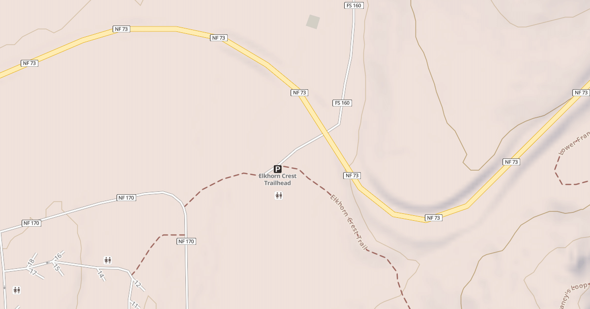 Map preview of USFS National Forest System Roads {76489C24-E711-4F17-A57B-51D2FE7B7FBC}