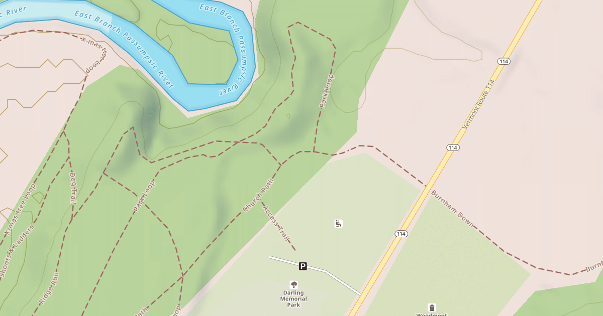 Map preview of Church Path