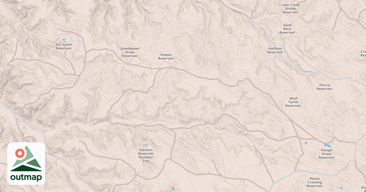 Map of BRIDGE CANYON