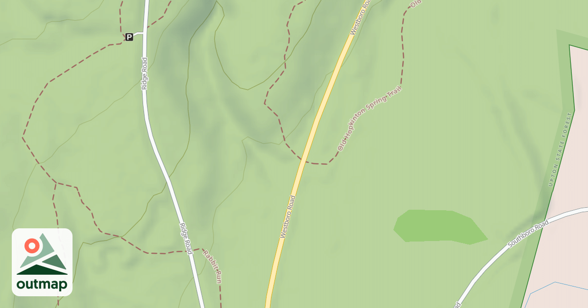 Map of Rabbit Run Trail