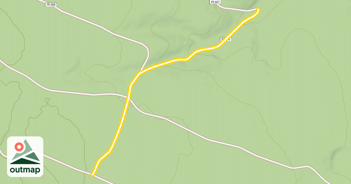 Map of East Draw