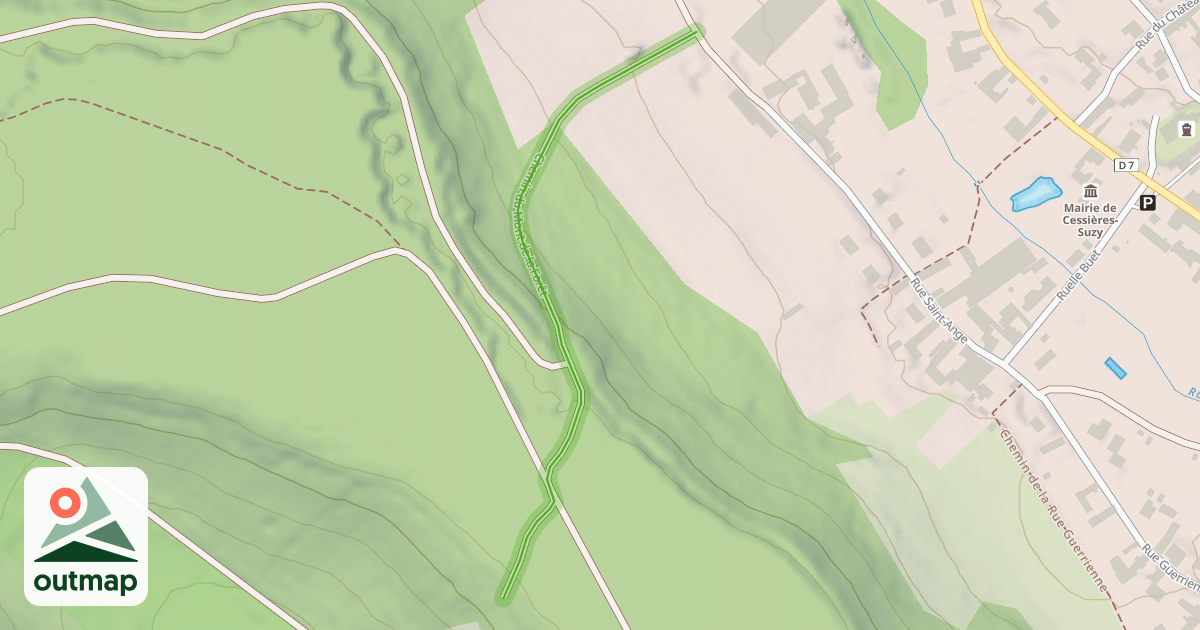 Map of Chemin du Mont de la Forêt