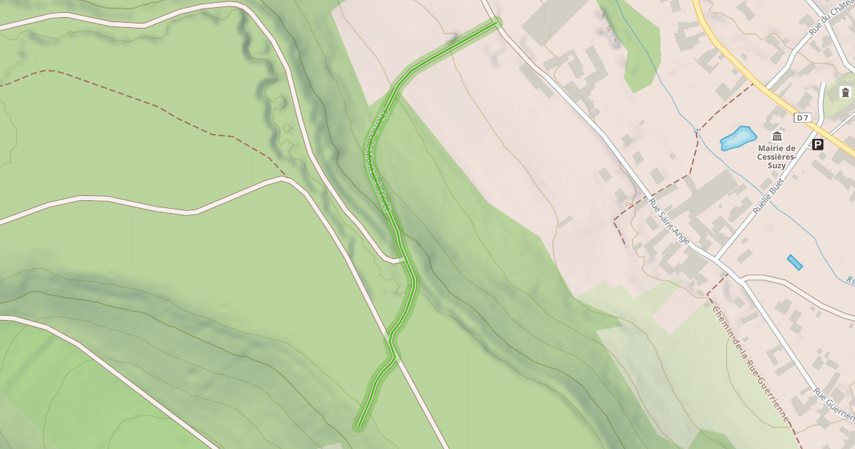 Map preview of Chemin du Mont de la Forêt