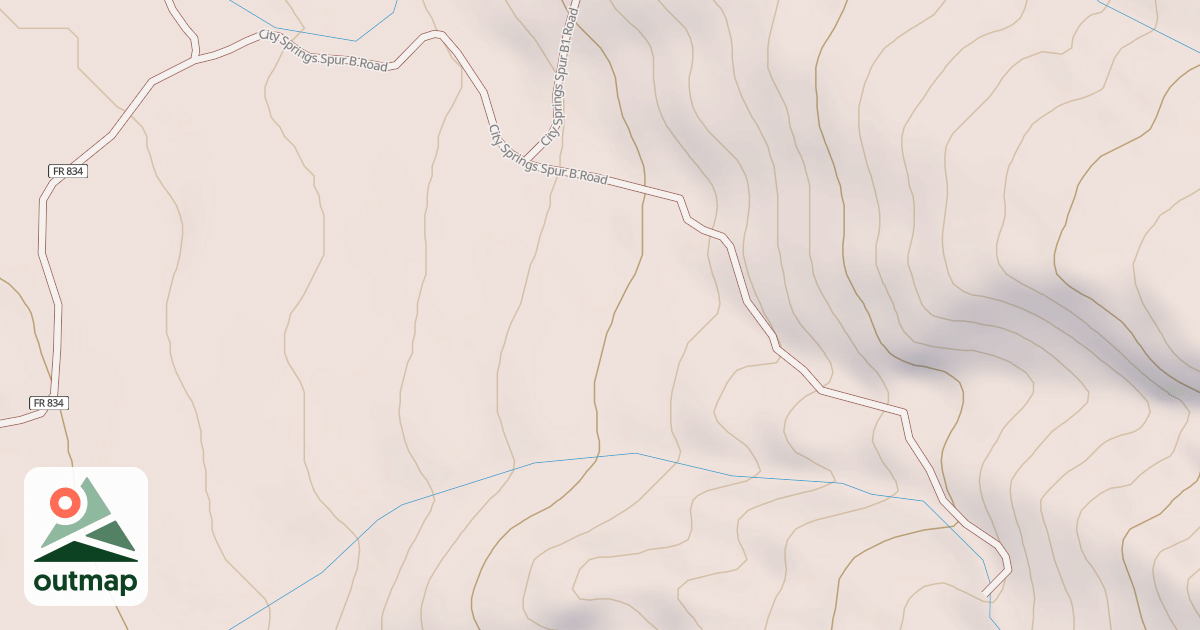 Map of CITY SPRINGS SPUR B