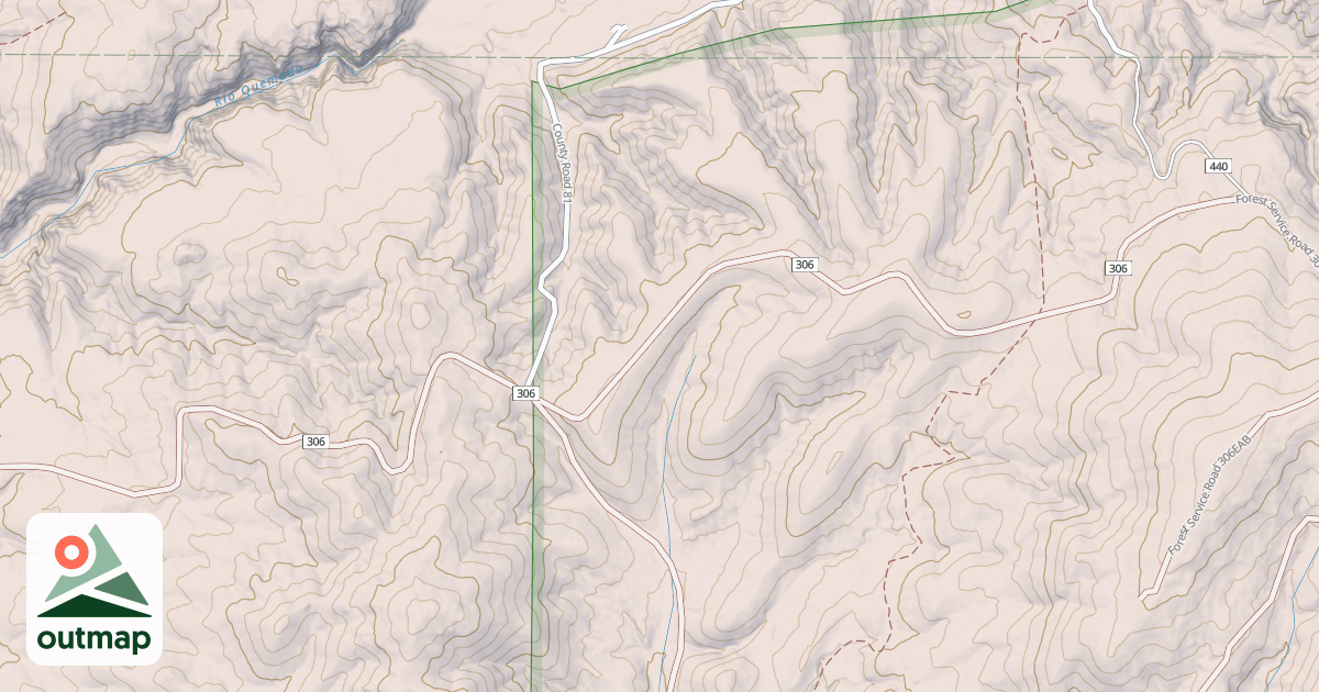 Map of BORREGO MESA