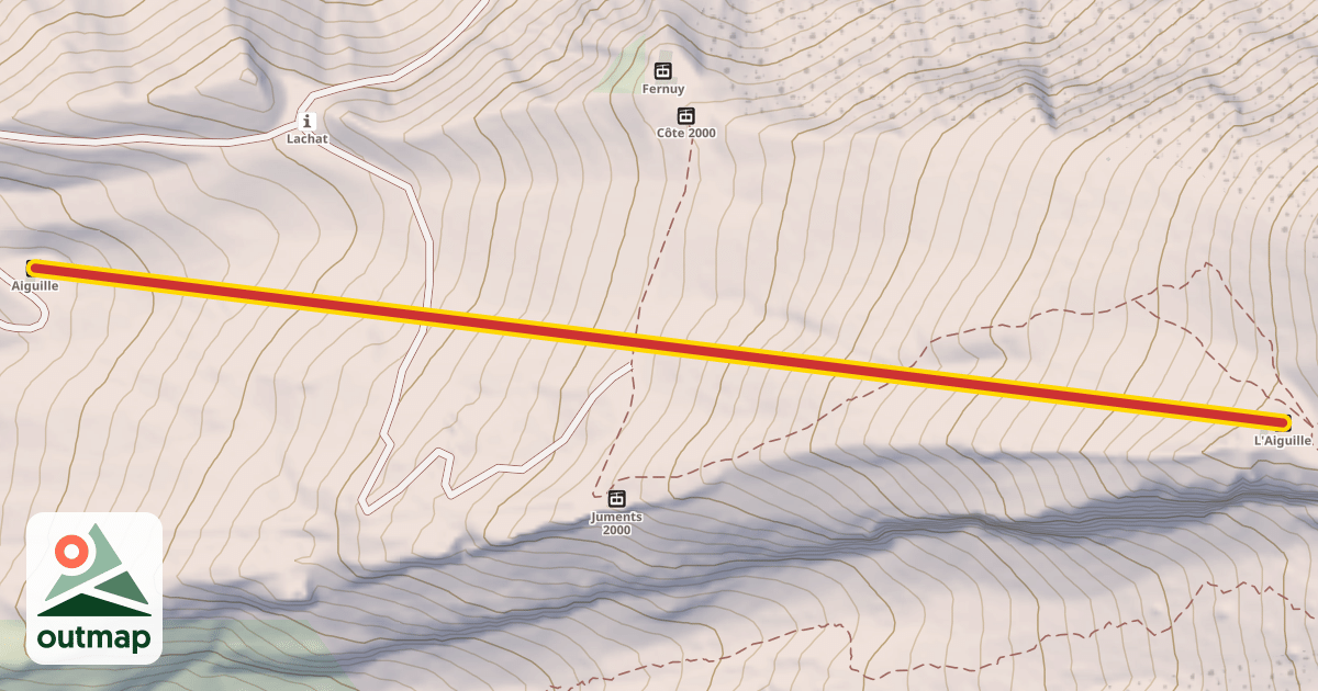 Map of Aiguille