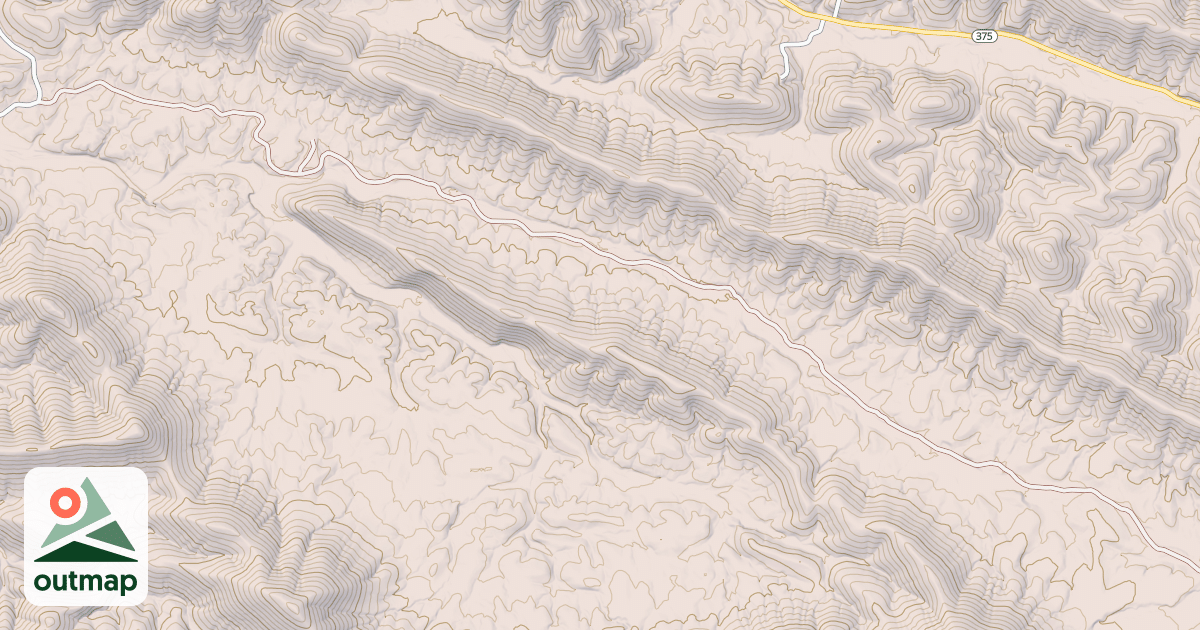 Map of TWO MILE BRUSHY