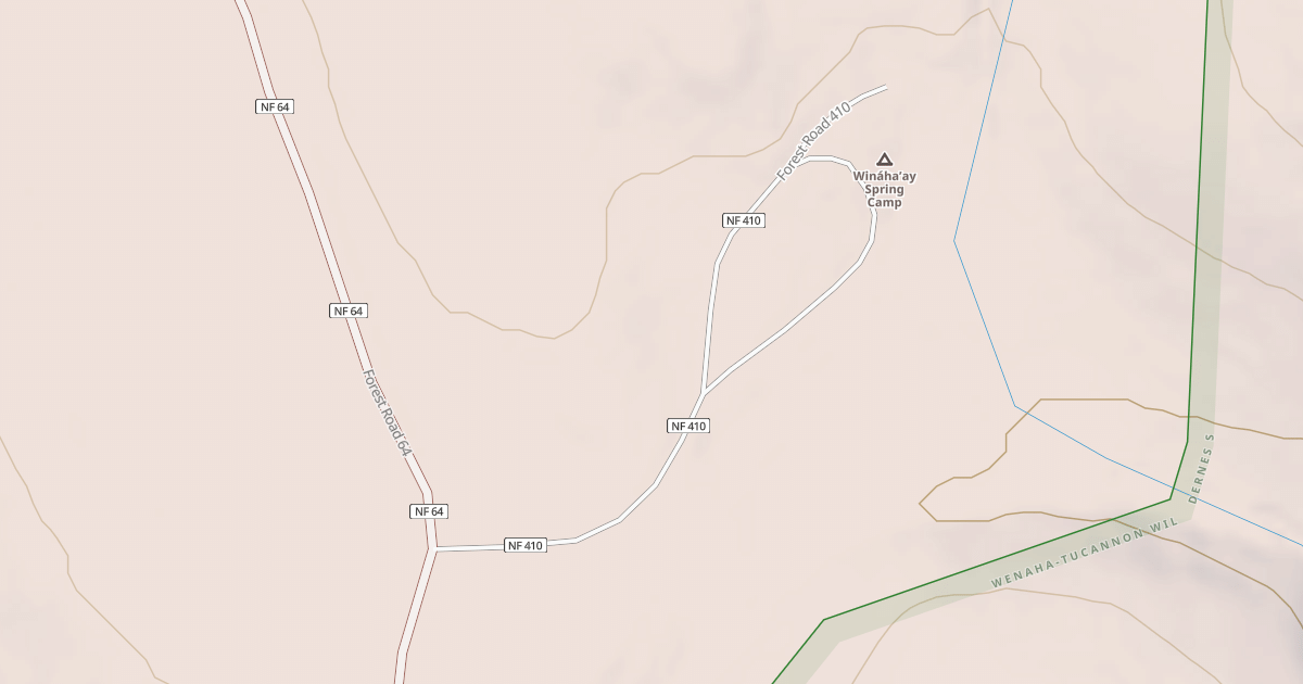 Map preview of SKYLINE SPRING CAMPGROUND